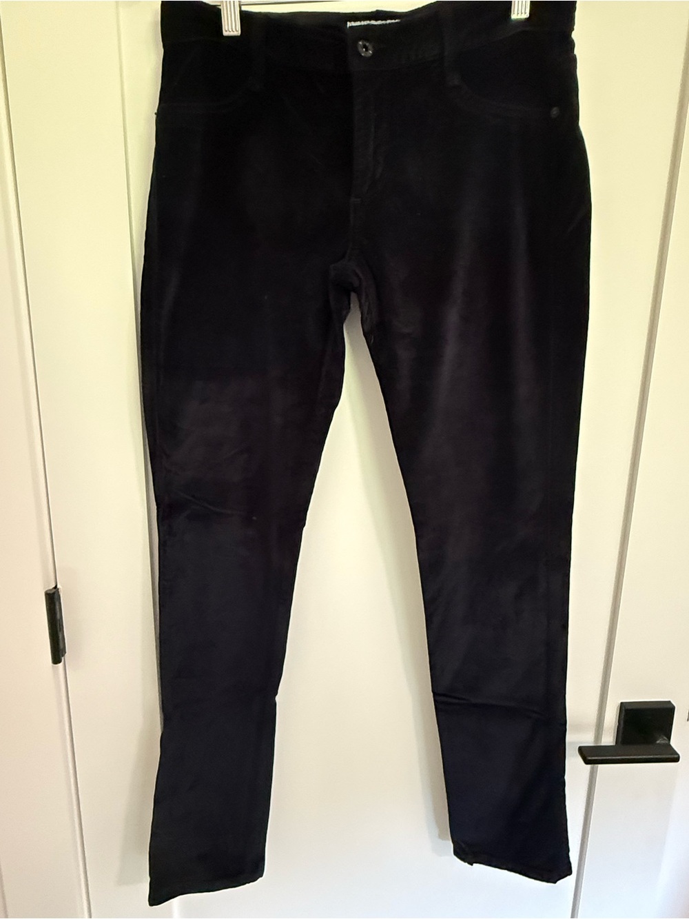 James Jeans Women's Navy Velvet Pants